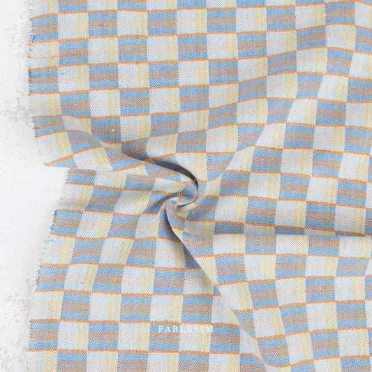 Pre-Order | Checks and Plaid in Larkspur | SWM-207-CNP-LARKSPUR | Swedish Meadow | Fableism Supply Co.
