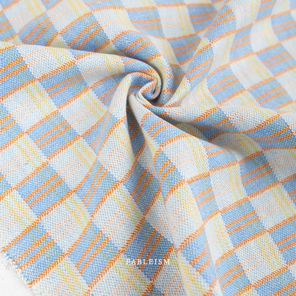 Pre-Order | Checks and Plaid in Larkspur | SWM-207-CNP-LARKSPUR | Swedish Meadow | Fableism Supply Co.