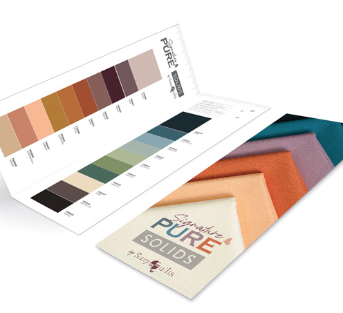 Color Card | AGF 20 New Signature PURE Solids collection