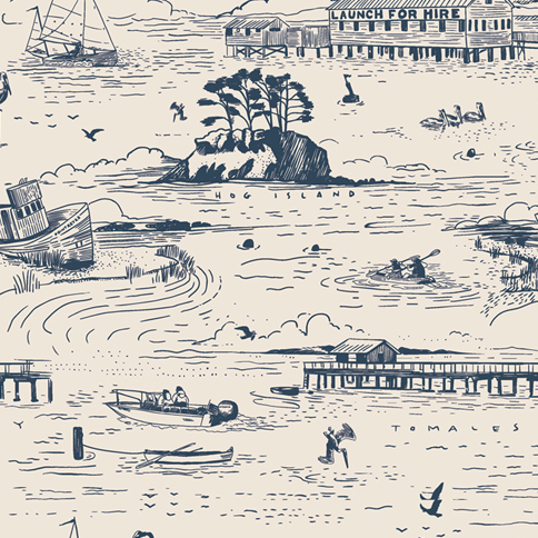 Seaside  Dusk | Flannel