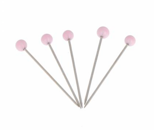 Glass Head Pins | BOHIN | 1 3/16in | Baby Pink