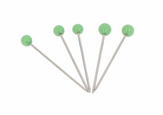 Glass Head Pins | BOHIN | 1 3/16in | Nile Green