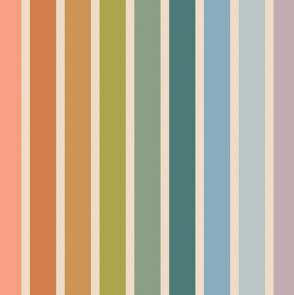 Summer Stripe | Slow Summer | Canvas
