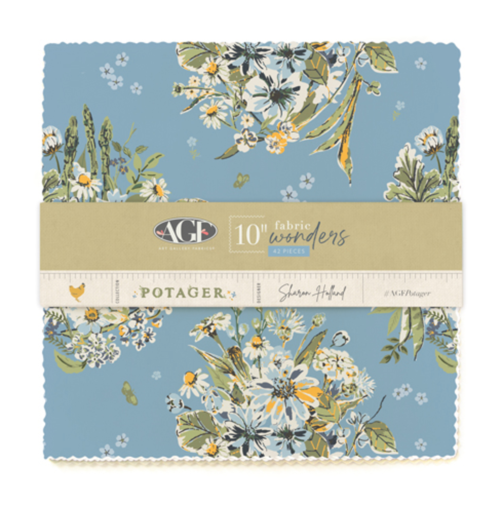 Potager | 10" Fabric Wonders | Sharon Holland