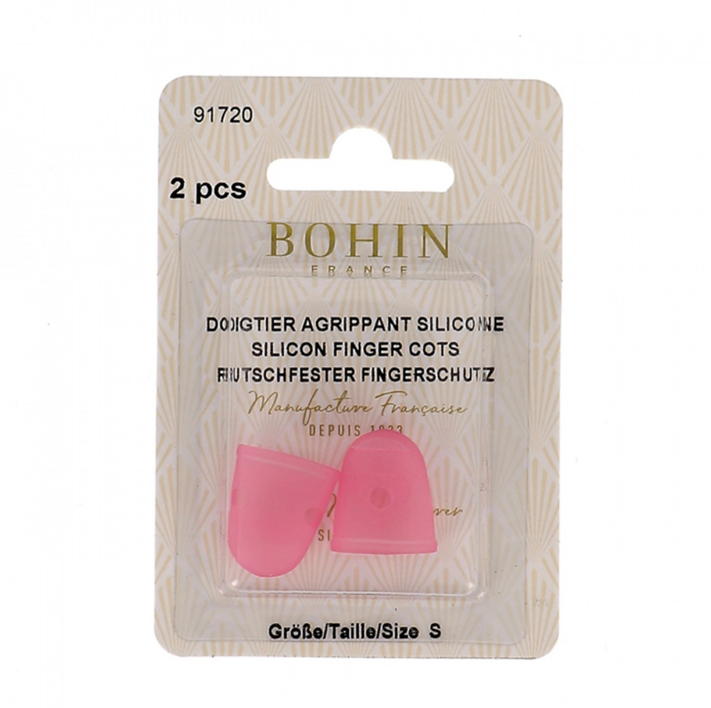 Machine Quilting Rubber Thimbles Size Small 2ct | Bohin