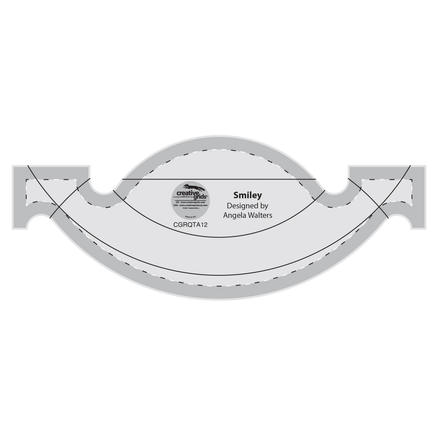 Creative Grids Machine Quilting Tool Smiley