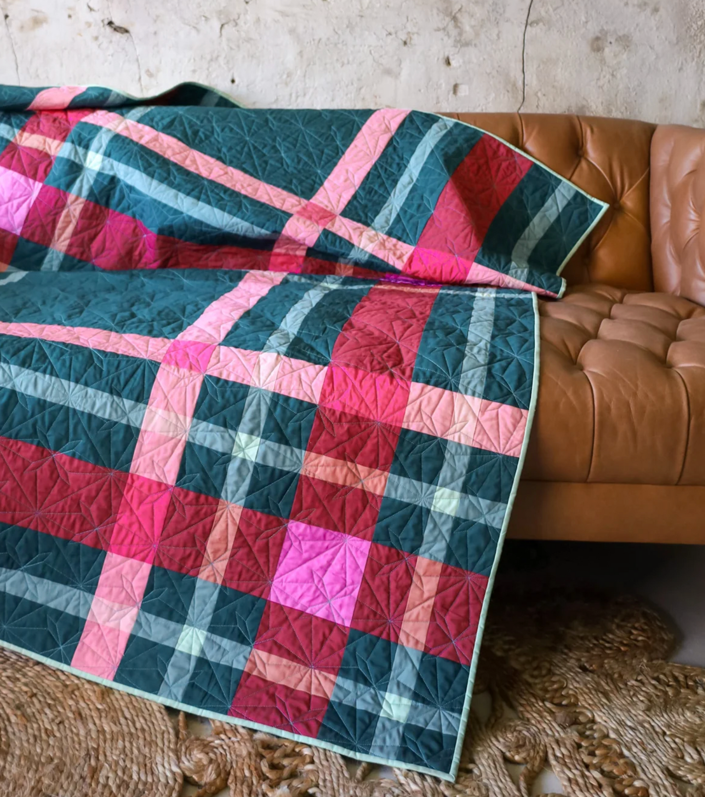 Upscale Plaid Quilt Paper Pattern | Lo & Behold Stitchery