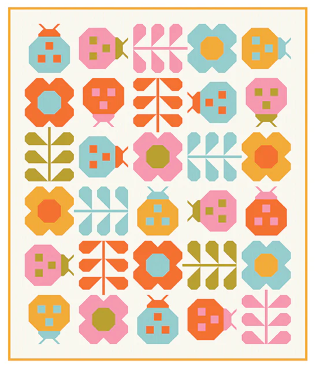 Hello Spring Quilt Paper Pattern | Pen + Paper Patterns