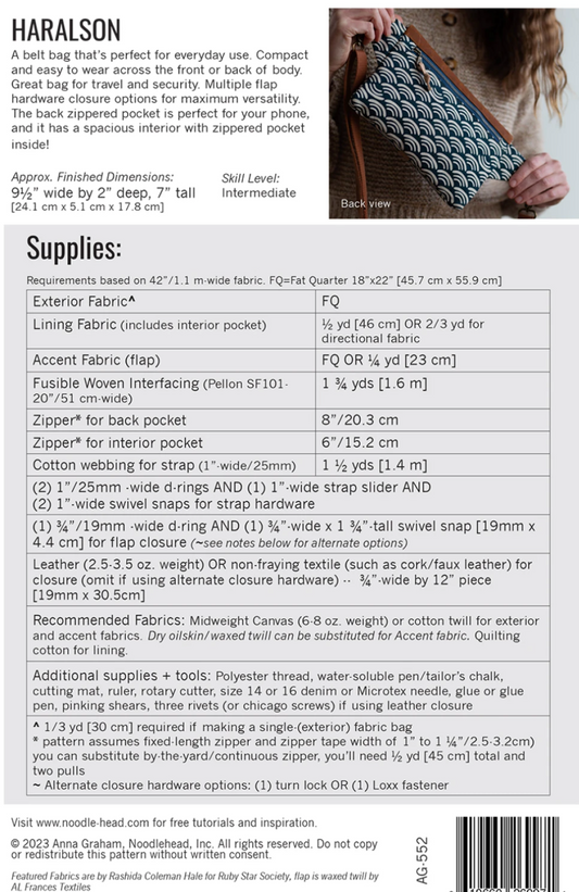 Haralson Belt Bag | Noodlehead