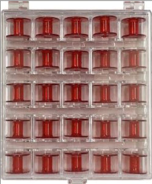 Janome 25 Bobbins w/case