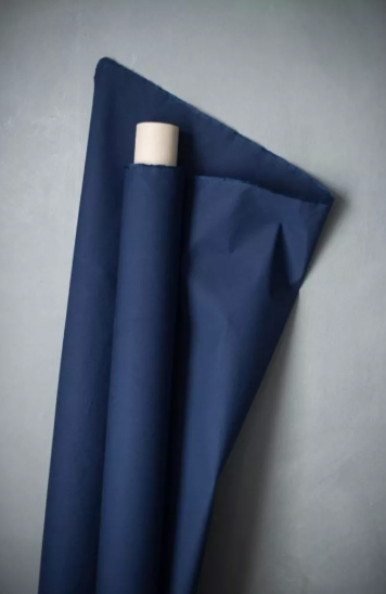 Dry Organic Cotton Oilskin Navy | Merchant & Mills