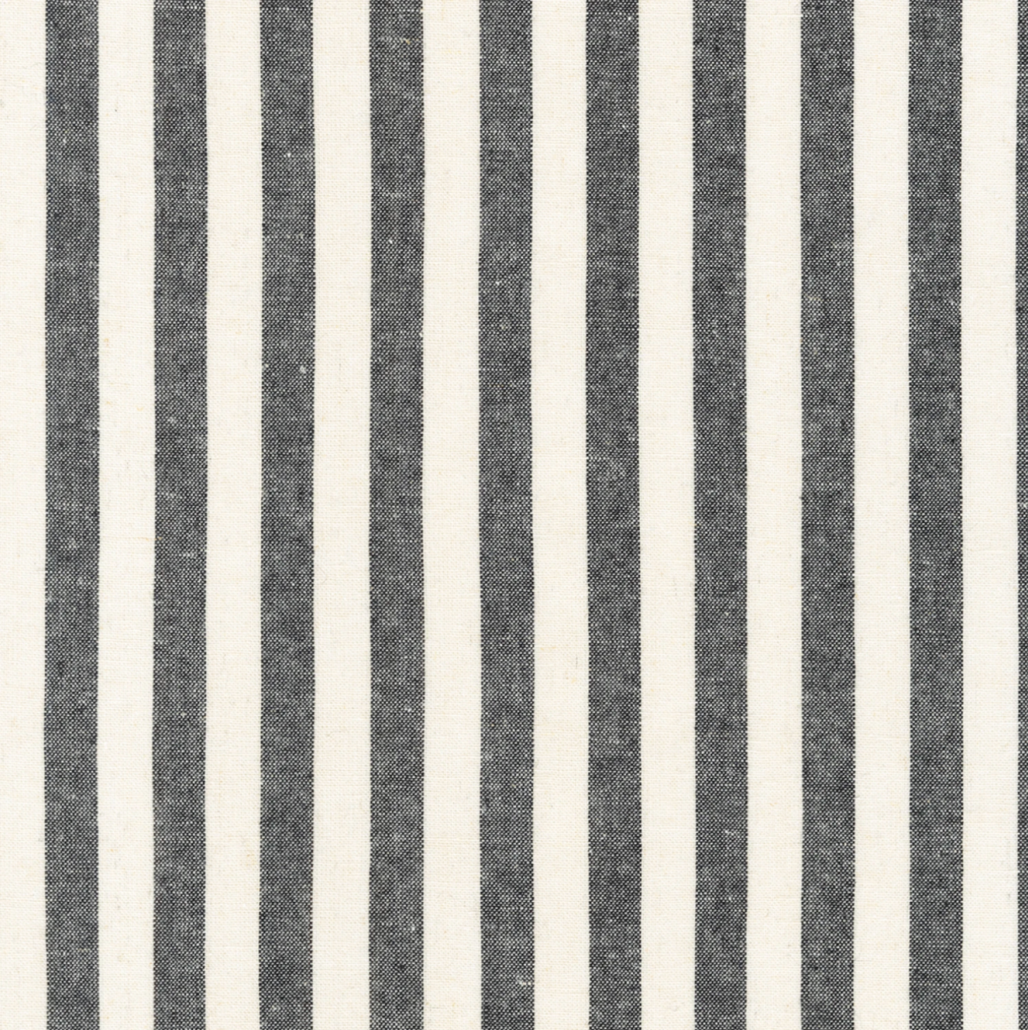 Black & White Stripe Essex Yarn Dyed Classic Wovens | Robert Kaufman