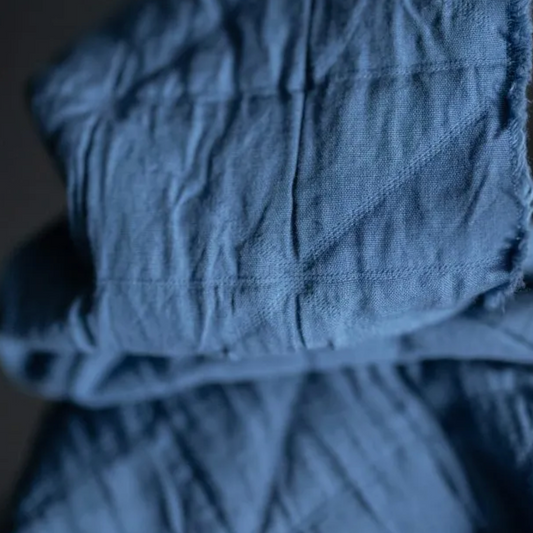 Merchant and Mills - Ahoy Blue Jacquard Cotton