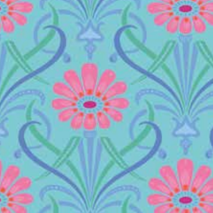 Kipling Gardens Fairweather in Blue | Lily Ashbury | Riley Blake Designs