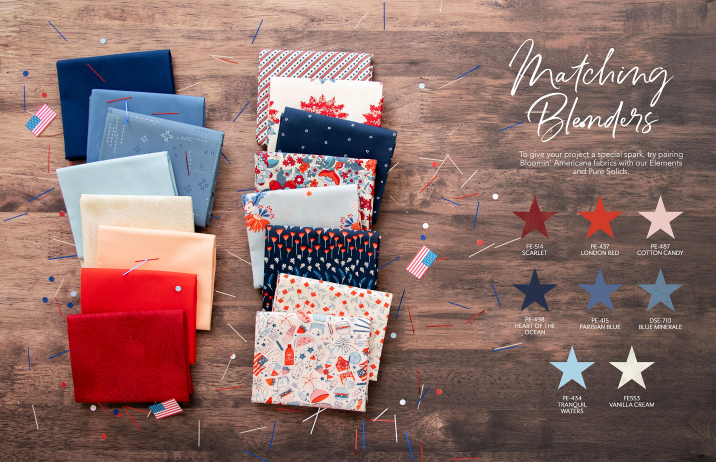 Bloomin' Americana FQ Bundle | Designed by AGF Studio