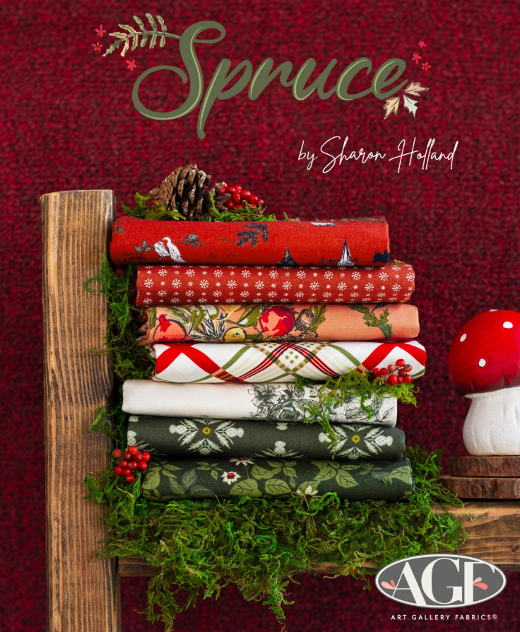 Crossed Threads Hibernal | Spruce | Flannel