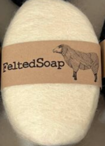 Twisted Purl LLC - Felted Soap Solid Black & Solid White