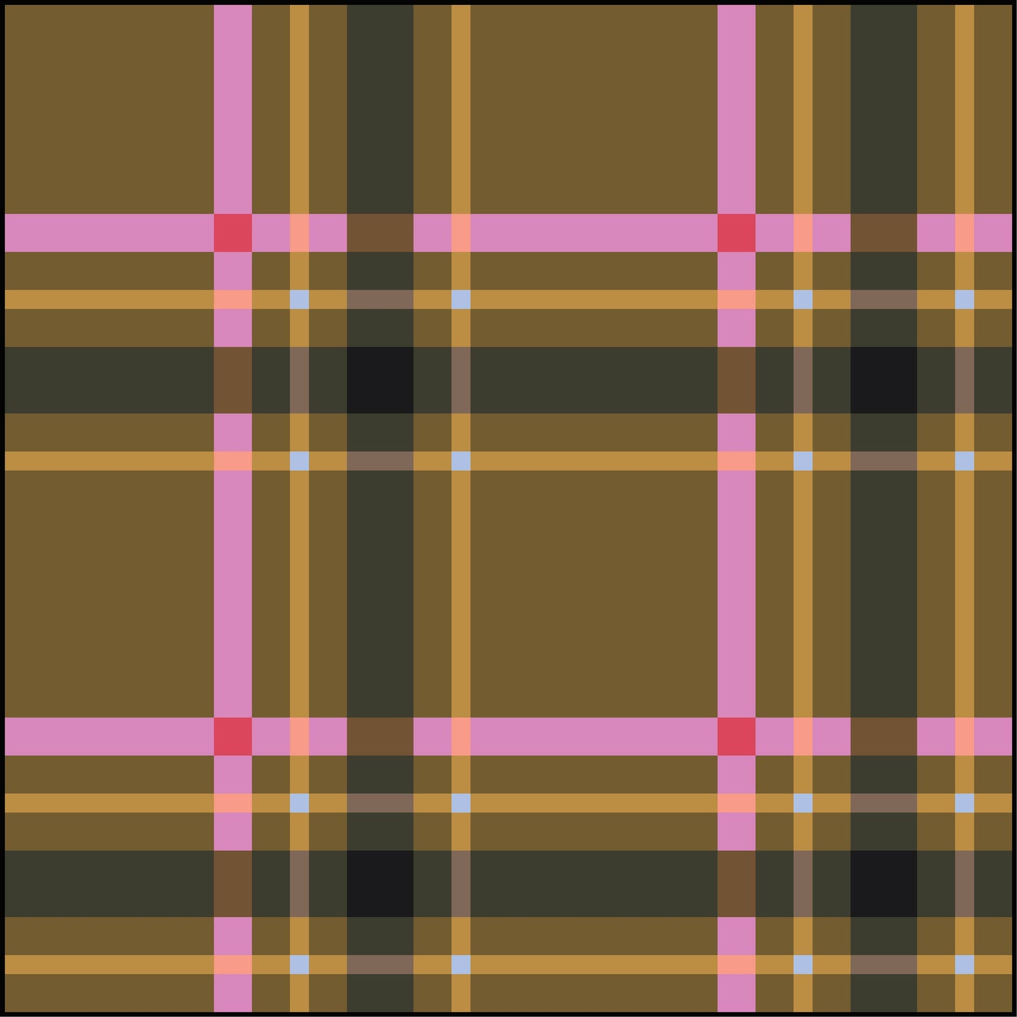 The Upscale Plaid Quilt Kit | Petite Plaid Cover Color ;)
