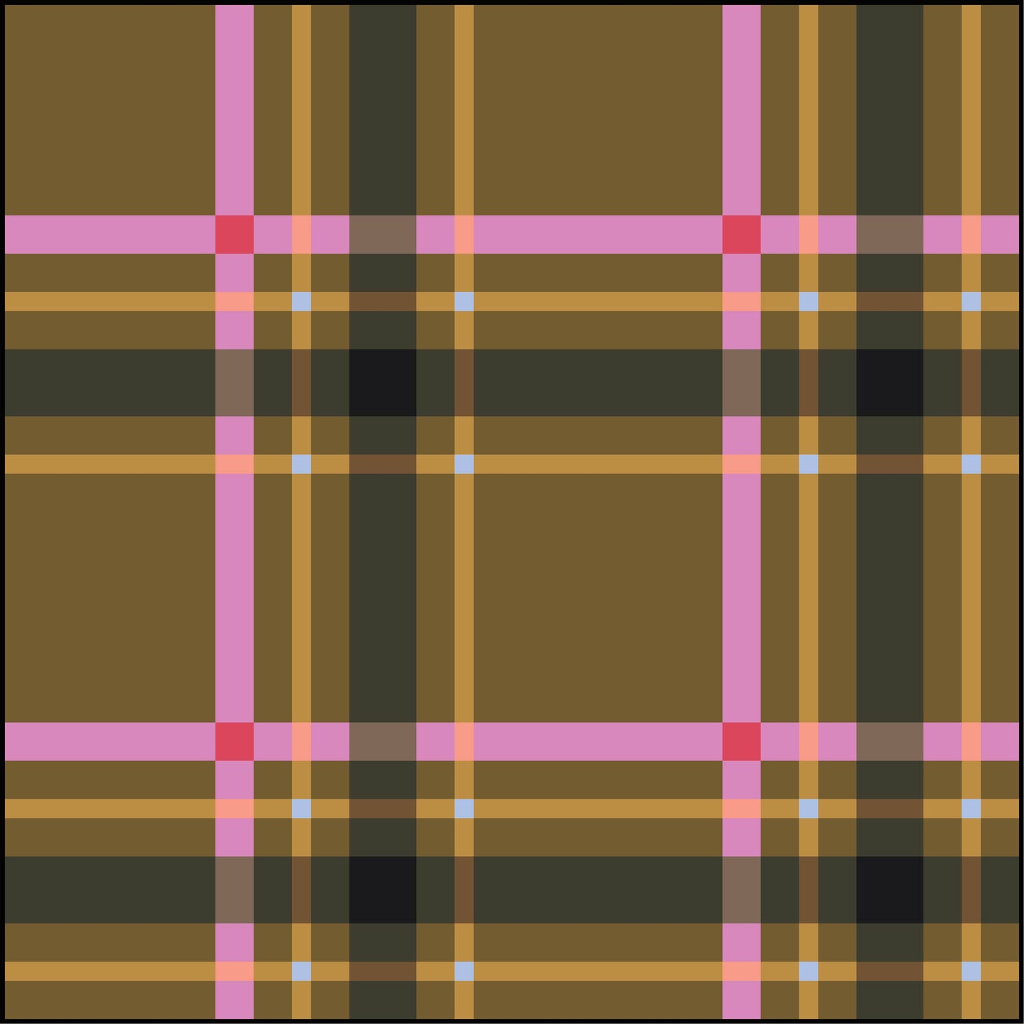 The Upscale Plaid Quilt Kit | Petite Plaid Cover Color ;)