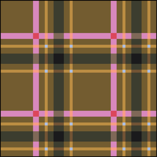 The Upscale Plaid Quilt Kit | Petite Plaid Cover Color ;)