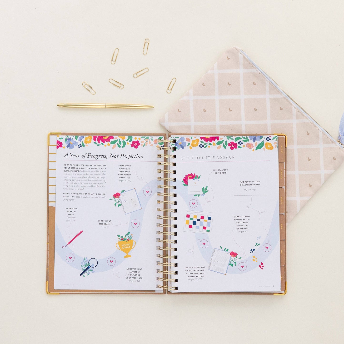 Cultivate What Matters - 2026 One-Year PowerSheets® Goal Planner | Acorn