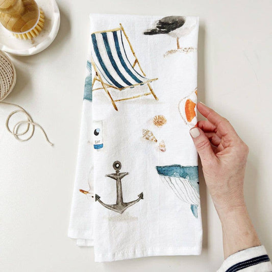 emily lex studio - Seaside tea towel