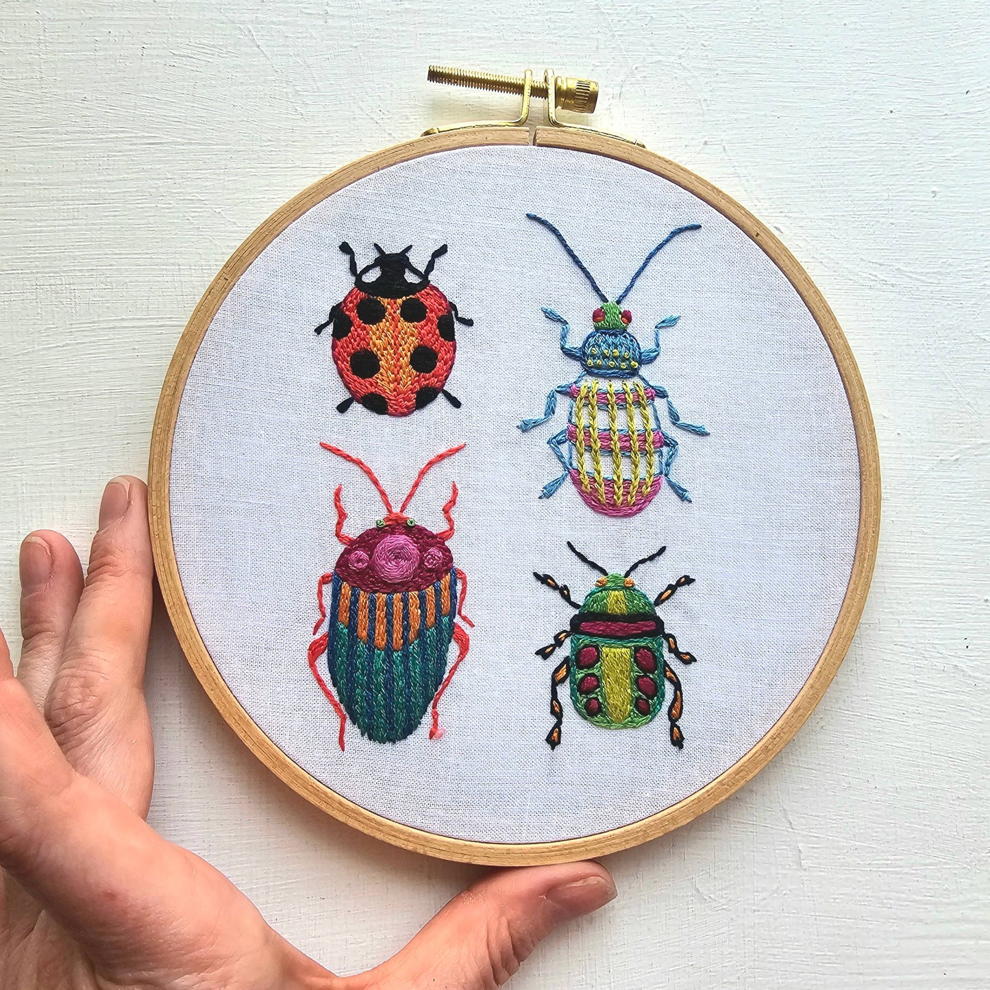 Jessica Long Embroidery - Beetle Collection Embroidery Kit