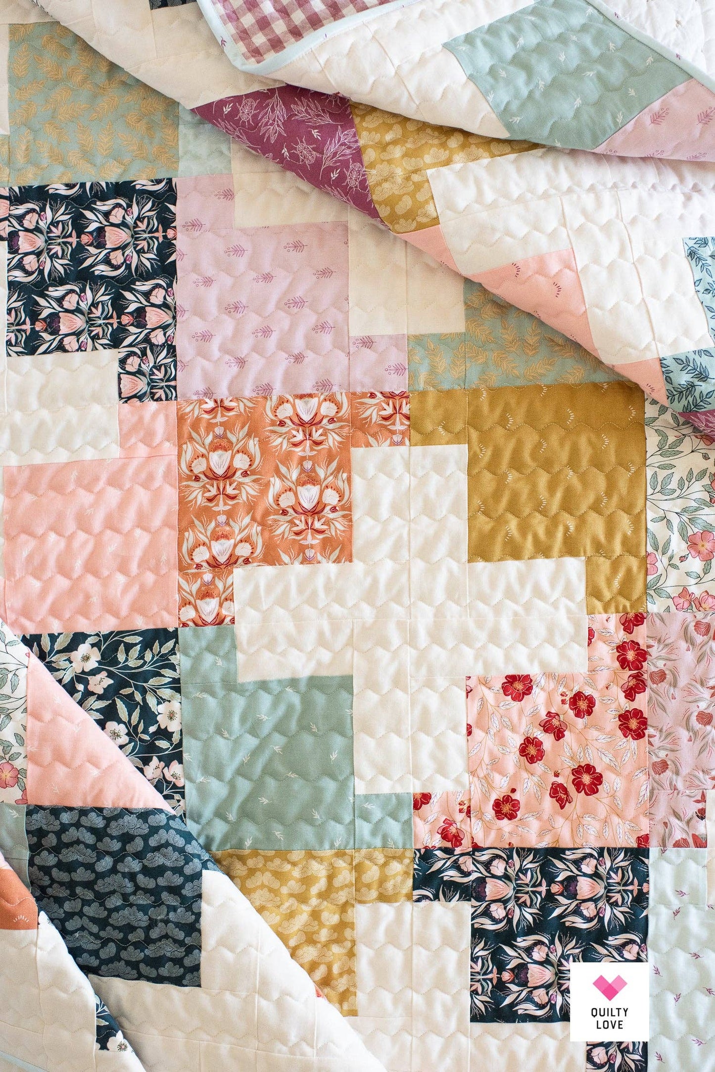 Quilty Love - Plus Pop Printed booklet Quilt Pattern