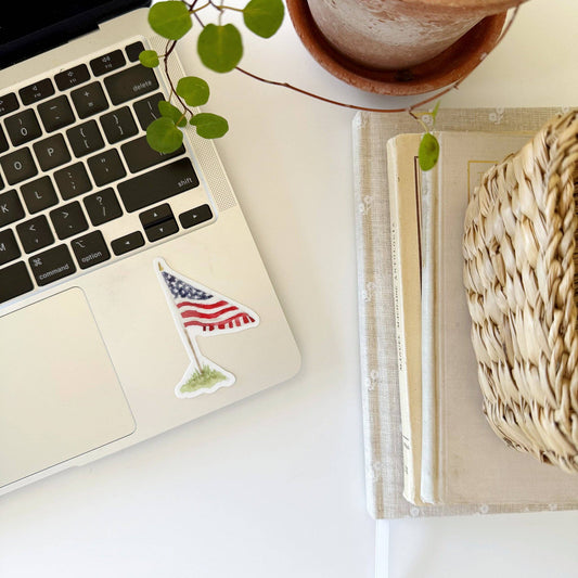 emily lex studio - American flag sticker