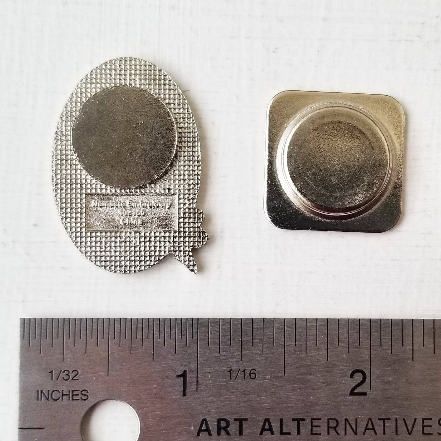 Jessica Long Embroidery - Chickadee Enamel Needle Minder