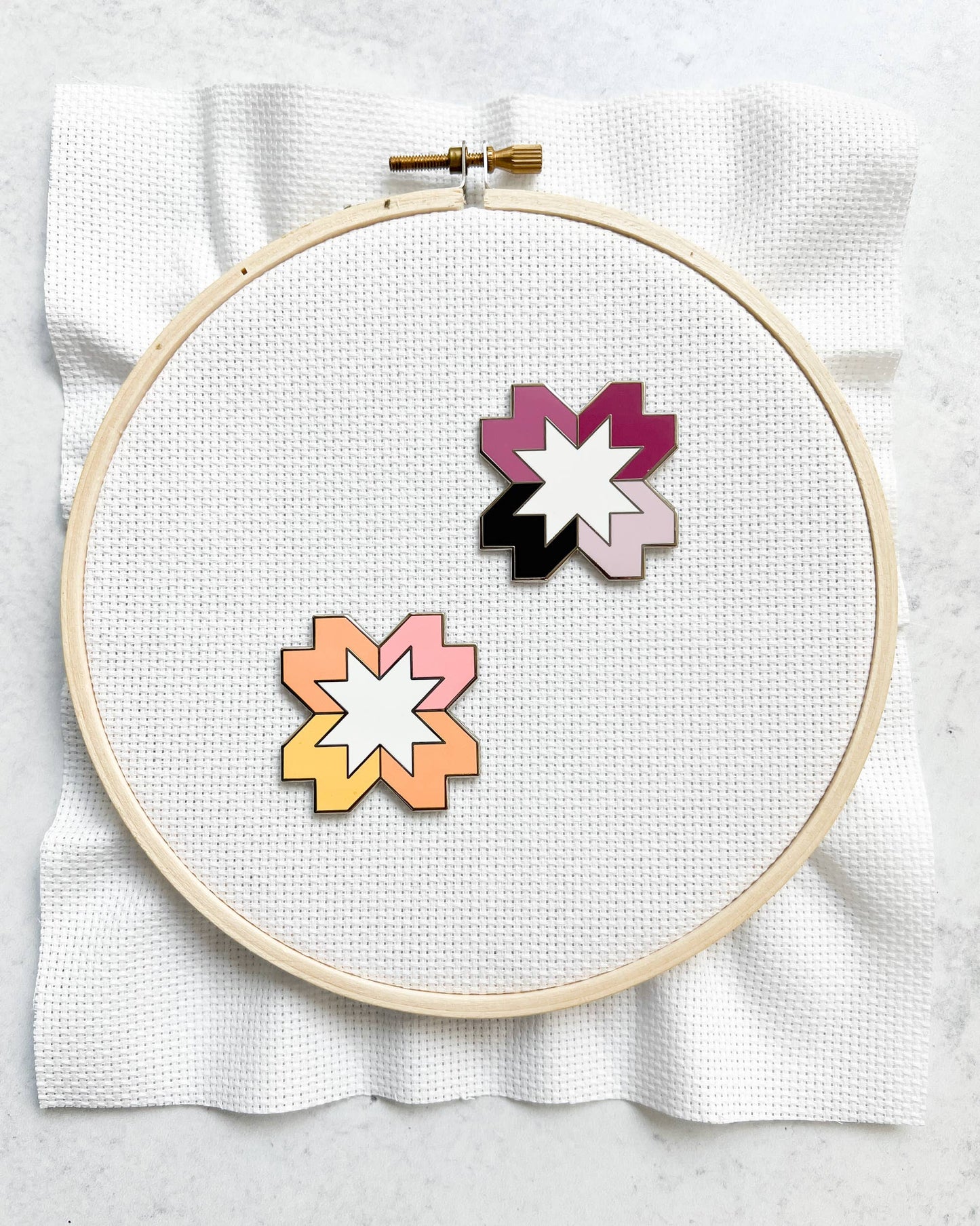 Starlight Orange Needle Minder | Cotton and Joy