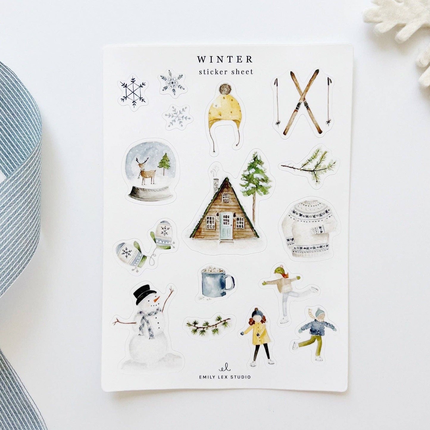 emily lex studio - Winter sticker sheets