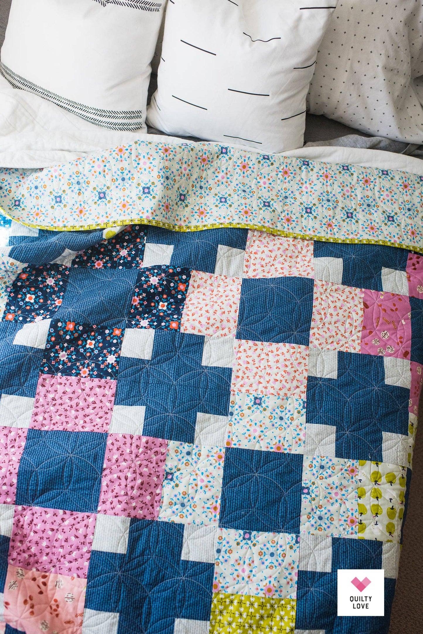 Quilty Love - Hopscotch II PAPER Quilt Pattern