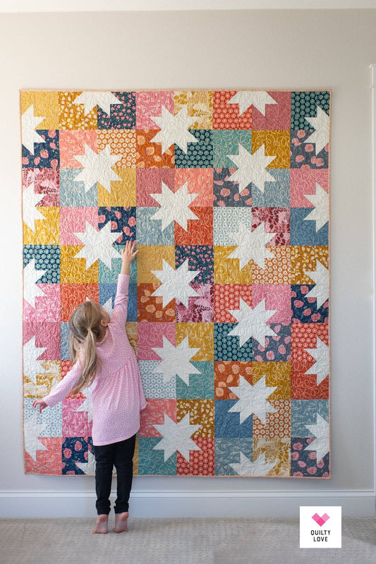 Quilty Love - Star Pop II Quilt Pattern