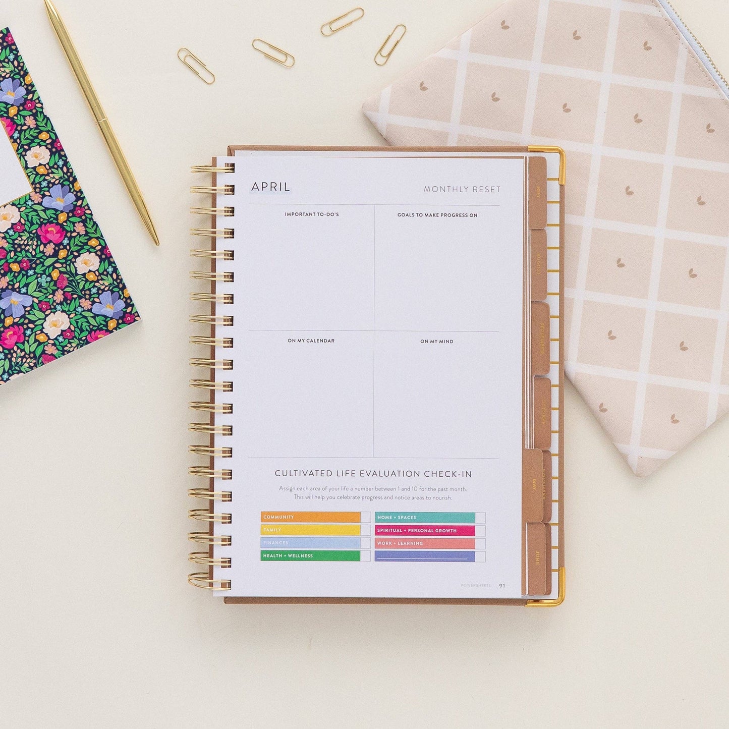 Cultivate What Matters - 2026 One-Year PowerSheets® Goal Planner | Acorn