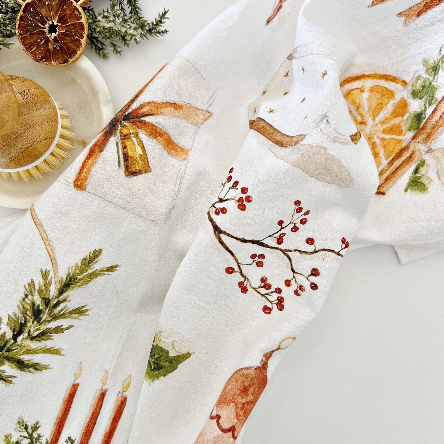 emily lex studio - Yuletide tea towel