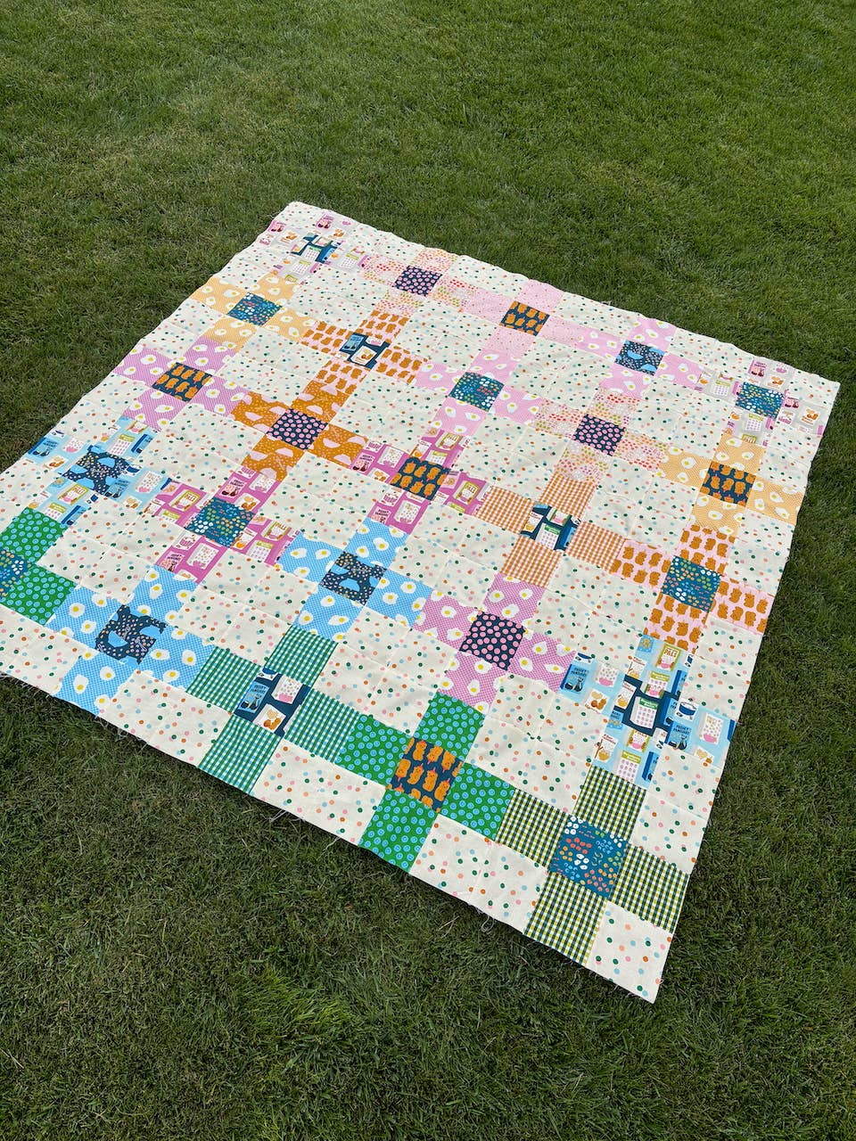 Layer Cake Nine Patch Quilt Pattern - Printed