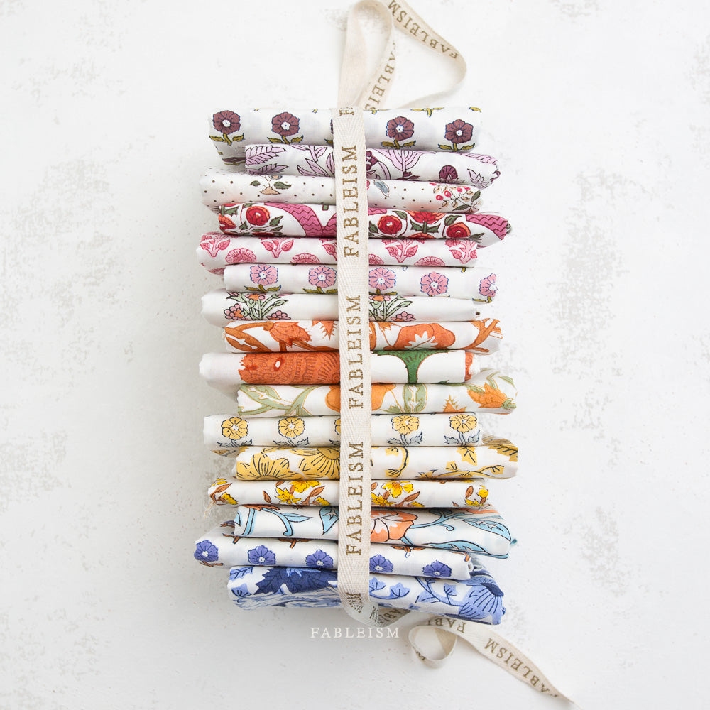 Cottage FQ Bundle | Indian Block Print Cottage | Fableism