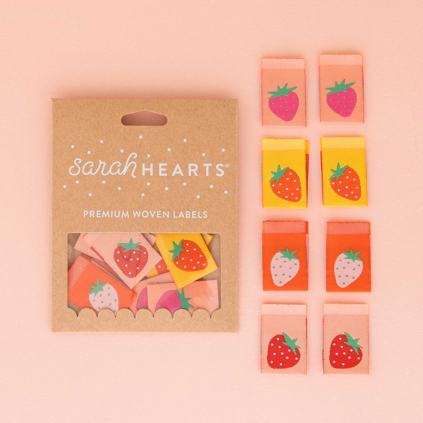 Strawberry | Multipack | Sarah HEARTS labels