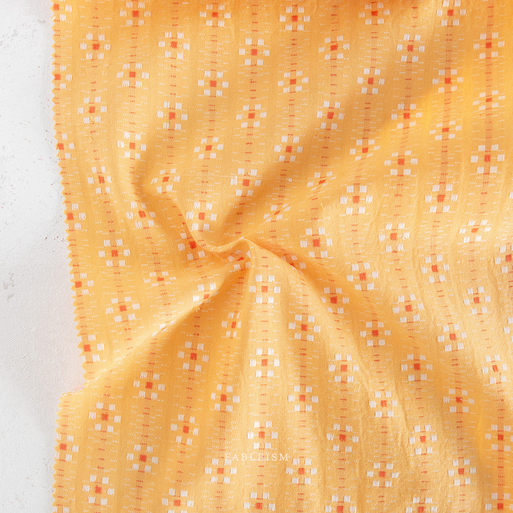 Karin Floral in Goldenrod | SWH-103-GOLDENROD | Swedish Holiday | The House That Lars Built | Fableism Supply Co.