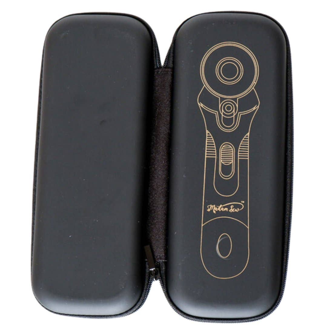 Madam Sew - Rotary Cutter Case - Safe Storage For Your Cutter, Spare Blades & Scissors!