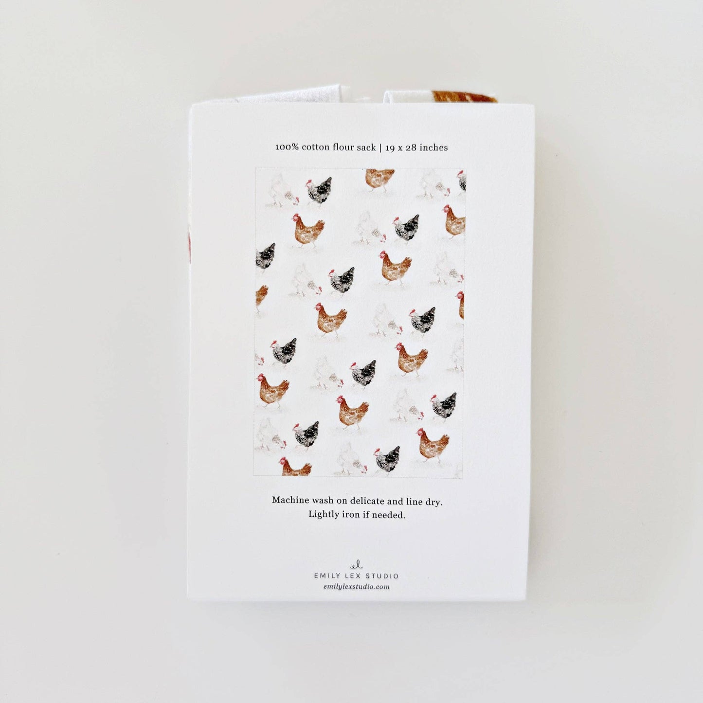 emily lex studio - Chickens tea towel