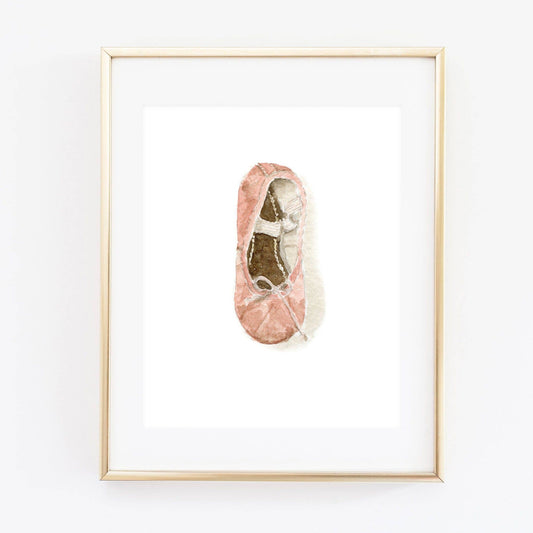 emily lex studio - Ballet shoe art print