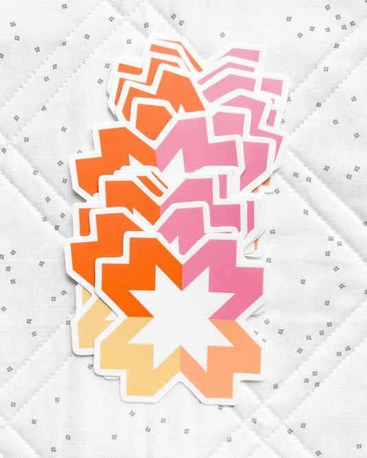 Cotton and Joy - Starlight Orange Sticker