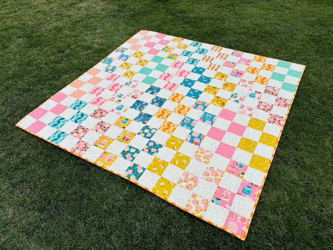 Layer Cake Squared Quilt Pattern - Printed