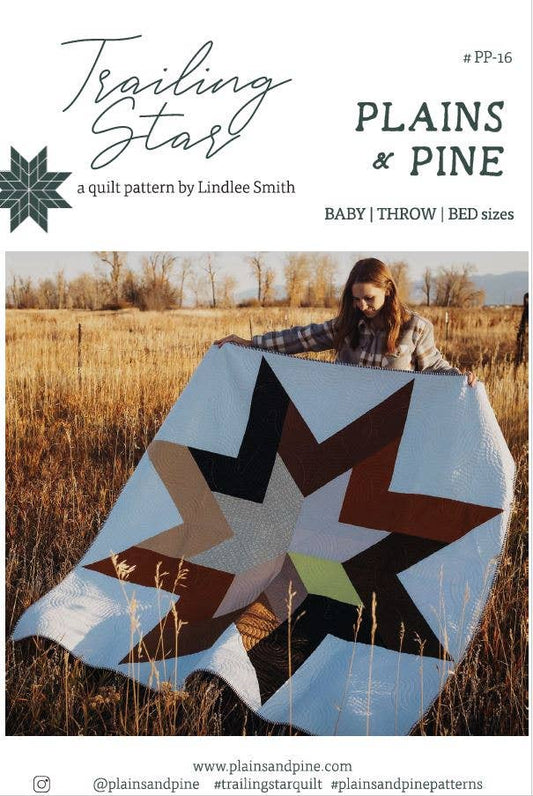 Plains and Pine - PP-16 Trailing Star Quilt Pattern