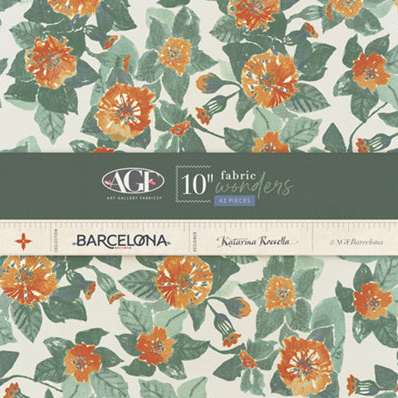Barcelona | 10" Fabric Wonders | Designed by Katarina Roccella