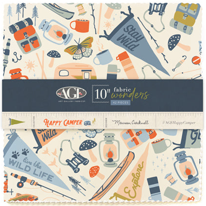 Happy Camper | 10" Fabric Wonders | Designed by Maureen Cracknell