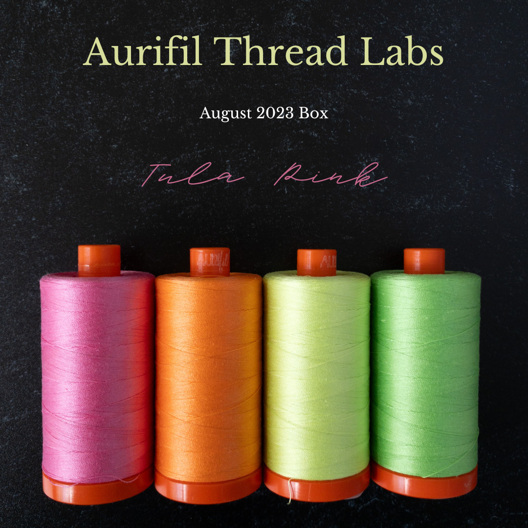 August Aurifil Thread Labs Subscription box