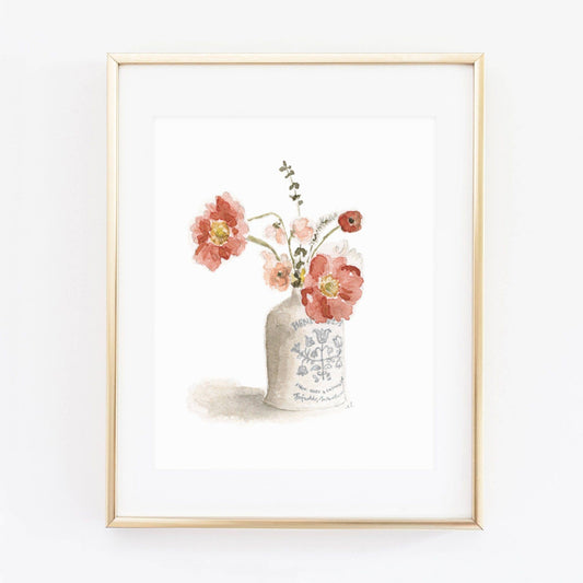 emily lex studio - Vintage bouquet art print